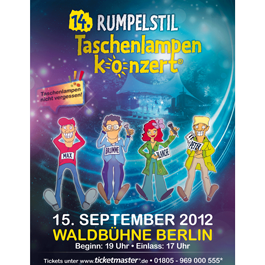 Berliner Taschenlampenkonzert Plakat